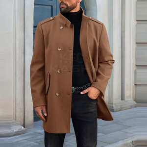 Abrigo Largo de Lana para Hombre, Impermeable, Cortavientos, Cálido y Ligero, para Senderismo, Camping, Viajes y Aventuras al Aire Libre - Product Image 3