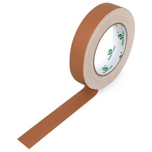 Ruban adhésif gaffer brun mat 1 pouce x 30 yards, non réfléchissant, auto-adhésif, déchirable à la main, pour étiquetage et câbles, sans résidu - Product Image 3