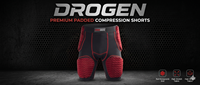 Shorts de compression rembourrés pour football américain pour adultes, 100 % polyester, avec protections respirantes pour les hanches, les cuisses et le coccyx