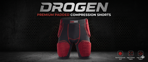 Custom adult football <b>padded</b> compression shorts protective girdle with <b>hip</b> thigh tailbone <b>pads</b> breathable impact protection gear - Product Image 4