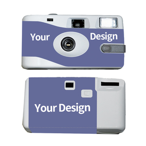 LOMOPIE Custom <b>Disposable</b> Plastic <b>Camera</b> Single Use 35mm Fixed Focus Built-in Flash Manual with AA Battery Promotional Gift - Product Image 1