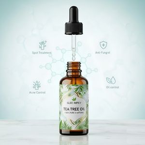น้ำมันหอมระเหยทีทรีออร์แกนิค 100% บริสุทธิ์ สำหรับนวดและใช้กับผิวกาย - ช่วยฟื้นฟูและบำรุงผิว - Product Image 4