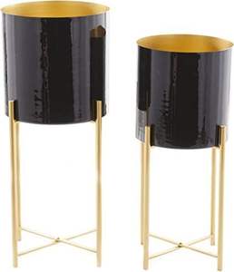 Jardinière en métal chromé artisanal de luxe avec support en fer robuste, pot de plante moderne pour l'intérieur et l'extérieur, décoration pour la maison et le jardin - Product Image 4