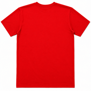 T-shirt rouge à col rond de qualité supérieure IBERIA en gros |   T-shirt décontracté à manches courtes |   Vêtements en gros avec logo personnalisé OEM - Product Image 2