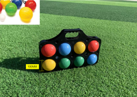Ensemble de boules de pétanque Waising 4 joueurs 100mm pour sports de plein air et divertissement