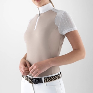 Camiseta de Equitación Elástica en 4 Direcciones de Alta Calidad, Capa Base para Competición, Camisa de Polo con Tela Técnica Suave al Tacto - Product Image 5