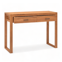 Bureau en bois de style moderne avec 2 tiroirs pour la décoration de la maison et le mobilier de bureau à prix abordables