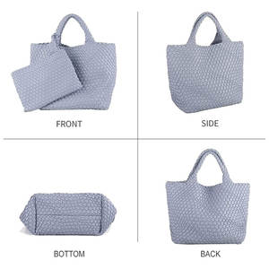Sac fourre-tout de luxe personnalisé pour femme, en cuir PU de haute qualité, sacs à main et sacs à bandoulière pour femmes - Product Image 5