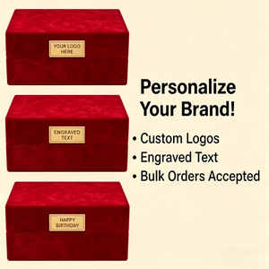 Hot Rts 2026 Luxury Custom Garden Wedding Candy <strong>Box</strong> with Handle Luxury Gold Foil Velvet Chocolate <strong>Present</strong> Packaging <strong>Gift</strong> <strong>Box</strong> - Product Image 6