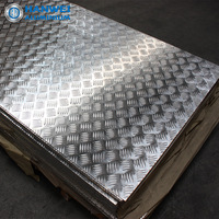 Lembar Pemeriksa Berlian Pola 5 Bar, 1060 Berat Plat Kotak-kotak Aluminium