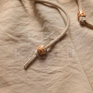 Pakistan Made Kung Fu Training Uniform Lightweight Cotton Martial Arts <b>Suit</b> <b>Buttons</b> Elastic Waist Pants Front Logo High Quality - Product Image 5