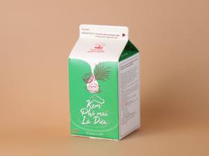 Fabricante de Marca Privada, Crema Vegetal Personalizada para Bebidas, Crema de Queso Pandan HALAL, Crema para Postres, Café y Té con Leche, Proveedor de 500G - Product Image 2