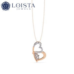 LOISTA - Colgante de Diamantes de Oro Blanco para Mujer, Joyería Minimalista para Uso Diario, Diamantes Naturales de Color G, Colgantes o Dijes - Product Image 4