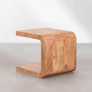 Mesa de Noche Vandana Nova Vertex de Madera de Acacia Vacry - Product Image 3