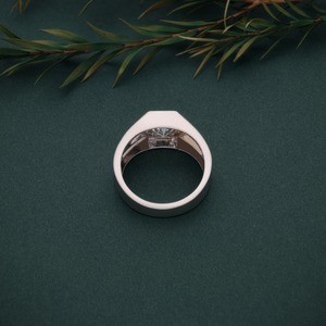 Anillo de Diamante Redondo Brillante Cultivado en Laboratorio de Oro Blanco de 18K, 2.05 Ct, Joyería Fina, Fabricante OEM ODM - Product Image 4