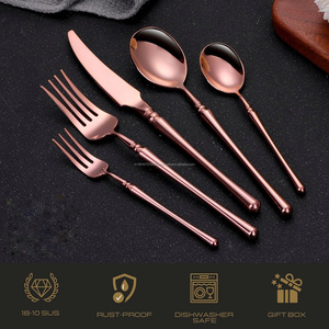 Vente en gros de couverts de cuisine en acier inoxydable de haute qualité faits à la main en couleur personnalisée avec finition miroir - Product Image 2