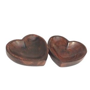 Bol à fruits artisanal en bois de Sheesham avec poignée en forme d'éléphant - Vente en gros - Product Image 6