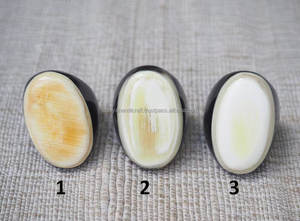 Anillo de cuerno de búfalo hecho a mano de mejor calidad, joyería de cuerno de estilo de amor grueso, técnica pulida, recuerdo artesanal natural único - Product Image 2