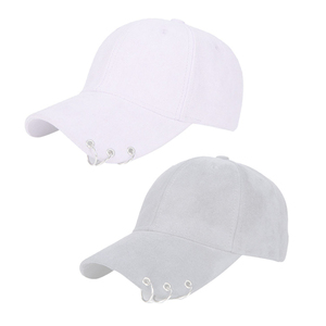 Casquette de baseball personnalisée avec anneaux perforés, tendance unisexe, réglable, en daim, style snapback pour la mode streetwear - Product Image 6
