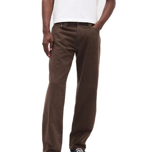 Pantalon cargo personnalisé pour homme, pantalon en jean baggy, coupe slim, 100% coton, design respirant, jambe large, pantalon streetwear à prix avantageux - Product Image 3