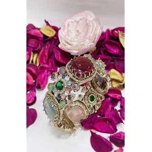 Beautiful Premium Quality Gold Plated Zircon <b>Charm</b> Bracelet Trendy Designer for Women Wedding Party Wear Collection - Product Image 2