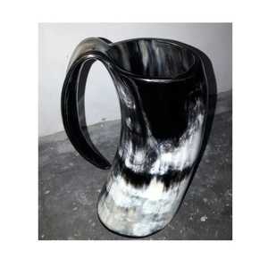 Taza de Cuerno de Búfalo Hecha a Mano, Forma Natural, Pulida, Duradera, Artística, Coleccionable, Moderna, Apta para Alimentos, Decoración del Hogar - Product Image 3