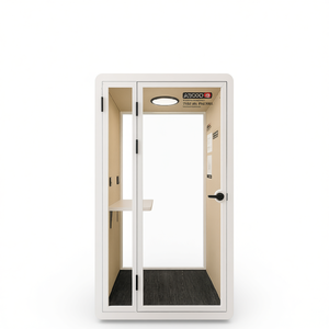 Cabines de bureau acoustiques Solo Plus HIPOD, cabines téléphoniques modulaires modernes pour usage intérieur - Product Image 2