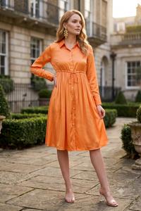Women's Elegant Floral Midi Summer <b>Dress</b> Casual Printed Party Wear Eco Friendly Fashion <b>Dress</b> for Vacation and Events - Product Image 4