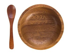Juego de Tazones para Ensalada, Fruta y Sopa, Hechos a Mano, de Acacia Pulida, Ecológicos, Estilo Americano, para Decoración de Cocina - Product Image 4