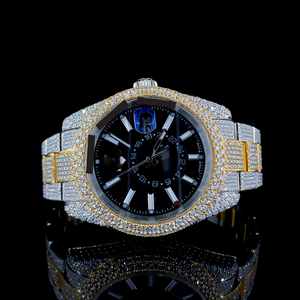 Relojes de Pulsera de Cuarzo de Lujo para Hombre, Modernos y Elegantes, con Diamantes Moissanite, del Mejor Proveedor Indio, Precio de Fábrica - Product Image 1