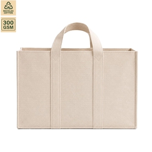 <b>10</b> Ounce Cotton Canvas Promotional Shopping Tote Bag Promotional Shopping 34x21x9 cm Custom Logo Wholesale OEM Model SS435-PL - Product Image 6