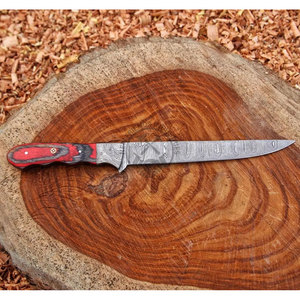 Top Trending Custom Handmade Damascus Steel Fish Fillet <b>Knife</b> | 8" Flexible Blade <b>Kitchen</b> Outdoor Tool Gift for Fish Lovers - Product Image 5
