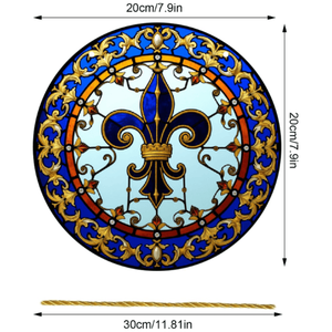 Atrapasueños de Acrílico Transparente HD con Diseño de Pétalos Azul Rey CIFbuy, Decoración Colgante para el Hogar, Decoración de Cristal - Product Image 2