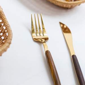 Cubiertos desechables de madera, cuchara, tenedor, cuchillo, ecológicos, biodegradables, para servicio de alimentos - Product Image 2