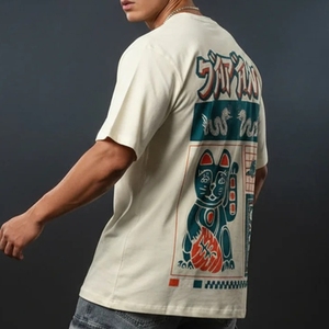 Camiseta Formal de Manga Corta para Hombre, Cuello Redondo, Corte Regular, 100% Algodón Tejido de Alta Calidad, Personalizada, Ecológica, de Secado Rápido y Transpirable, Estampada - Product Image 4