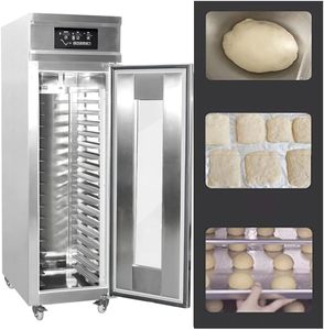 16 plateaux, bac à pâtisserie pleine taille 18''x26'', 560L, congélateur-étagère de levage de pâte, congélateur-étagère de levage de pain, congélation intégrée - Product Image 1