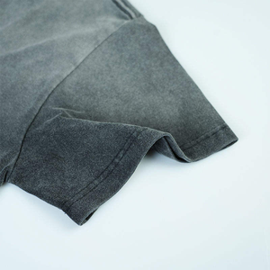 Camisetas para Hombre con Lavado Ácido, Producción en Masa, Algodón Lavado Premium, Personalización de Marca, Fabricante OEM, Exportación a Todo el Mundo - Product Image 3