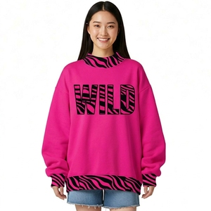 Custom <b>Women</b> Oversized <b>White</b> Mockneck <b>Sweatshirt</b> Custom BUTTER Graphic Tree Branch Camo Trim Pullover Casual Loose Fit - Product Image 4