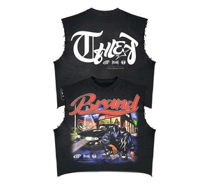 เสื้อยืดโอเวอร์ไซส์วินเทจผ้าฝ้ายย้อมสีแบบแอซิดวอช พิมพ์ลายสไตล์สตรีท แขนยาวทรงหลวม พิมพ์ตัวอักษร  รับทำโลโก้ตามสั่งจากผู้ผลิต - Product Image 1