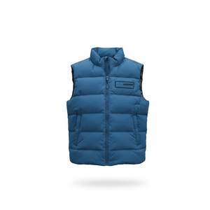 Gilet matelassé unisexe respirant avec fermeture éclair et capuche, sans manches, pour l'hiver, pour homme - Product Image 3