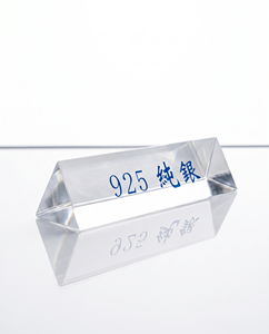 Elegant Acrylic Plastic Triangle <b>Name</b> <b>Plate</b> Block Stylish Desk/Office Display Custom Logo Durable Eco-friendly for - Product Image 3