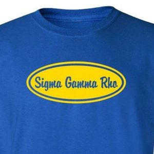 Camiseta de Mujer con Emblema Bordado, Diseño Personalizado con Letras Griegas, Cuello Redondo Suave, Manga Corta, Informal, para Universidad, Organización, Moda - Product Image 2