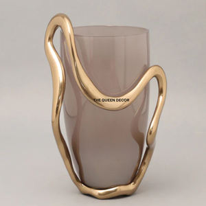 Vase à fleurs décoratif de luxe pour fêtes de mariage, décoration intérieure et extérieure, nouveau design, support pour plantes, porte-fleurs - Product Image 6