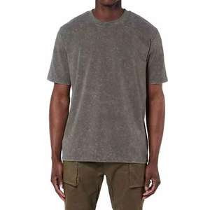 Camiseta de Hombre con Logotipo Personalizado al por Mayor, Lavado Ácido, Manga Corta, Ropa Casual, Camisetas de Hombre con Lavado Ácido - Product Image 1