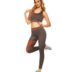 Conjunto de Yoga para Mujer, Tendencia 2026, Nuevo, Transpirable, Ligero, de 2 Piezas, Sin Mangas, Cintura Elástica, con Logotipo Personalizado - Product Image 5