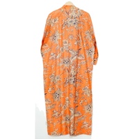 Nuevo Bata de Baño con Cuello en V y Manga Tres Cuartos, de Algodón Orgánico, Estampado Floral, Transpirable, de Secado Rápido, para Primavera/Verano, con Cinturón, Estilo Indio