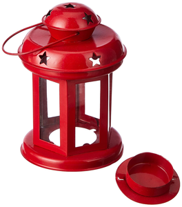 Star <b>Light</b> Decorative Metal Lantern Indoor <b>Outdoor</b> <b>Hanging</b> Star Shape Candle Holder for Home Garden Patio Balcony Wedding Party - Product Image 5