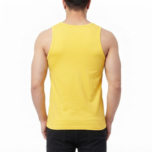 เสื้อกล้ามออกกำลังกายผู้ชาย เนื้อผ้านุ่ม สวมใส่สบาย ระบายอากาศได้ดี เหมาะสำหรับฟิตเนส วิ่ง และเล่นกีฬา รับผลิตแบบ OEM ODM เสื้อกล้ามผู้ชาย - Product Image 3