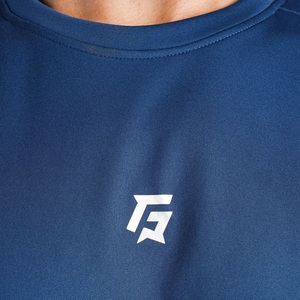 Men's High Quality Cotton Sleeveless Gym Tank Tops Custom Logo Casual Sports Shirt Breathable Crew Neck 180g Knitted <b>Singlet</b> - Product Image 5