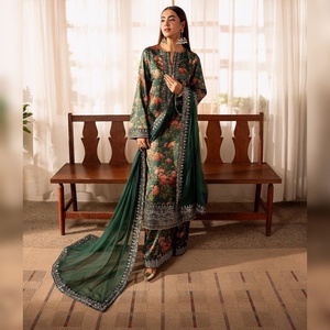 Diseñador indio paquistaní Salwar Kameez Bollywood vestido de fiesta traje de boda - Product Image 1